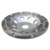 DINO diamond facing plate D. 125 x Al. 22,23 x Ht. 4,8 / 5 mm - concrete, building materials - Diamwood