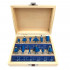 Wooden box of 12 carbide x Q. 8 mm router bits - 440320 - (French only) Beast