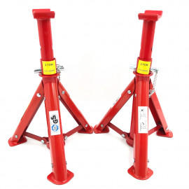 Set of folding steel stanchions 2000 kg - 843020 - Beast