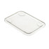 50 Transparent Lids for 2 Compartment 705, 840 ml PP Plastic Trays - Practical and Resistant D-Work