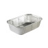 100 Plats 1/4 Gastro Bas 1150 ml (264 x 160 x H. 40 mm) Pratique et Résistant en Aluminium Usage Alimentaire - D-Work