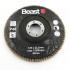 3 dischi lamellari piatti D. 125 x Al. 22,23 mm Gr 40 al corindone per legno, metallo - 738534 - Beast