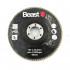 3 dischi lamellari piatti D. 125 x Al. 22,23 mm Gr 60 al corindone per legno, metallo - 738536 - Beast