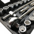 Set 20 pcs with 3/4" 12-flat sockets from 19 to 50 mm with reversible ratchet "special heavy duty" - 340212 - Beast