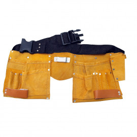 11-pocket leather tool belt - Special for craftsmen - 262000 - Beast