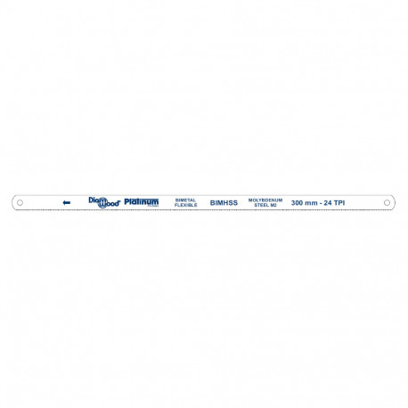 10 HSS Bi-metal M2 300 x 13 mm x 24 TPI metal saw blades - Diamwood Platinum