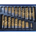 Coffret PRO 170 pcs forets à métaux HSS TiN D. 1 à 10 mm - 402270 - Beast